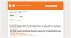 Desktop Screenshot of metallurgie.veille.qc.ca